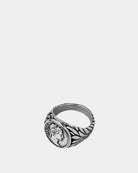 Anillo Caesar de acero inoxidable plateado - Comprar Anillos Online - Dicci