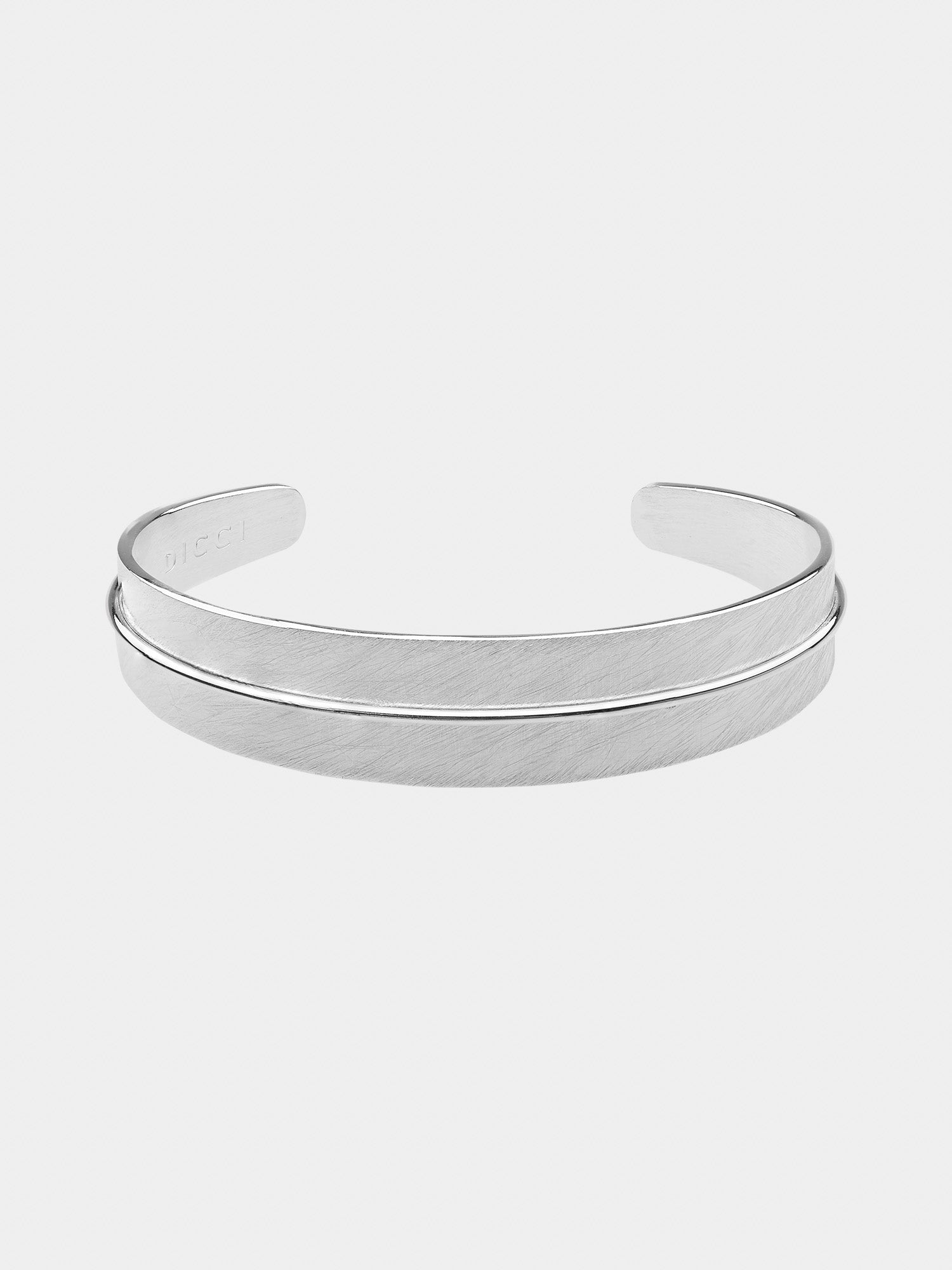 Arch Cuff Silver Bracelet - Steel Bracelets - Buy Dicci Online