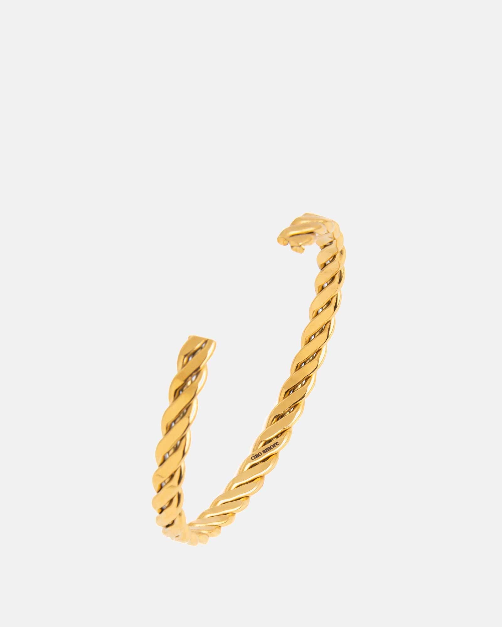 Ciao Amore Cuff Bracelet golden