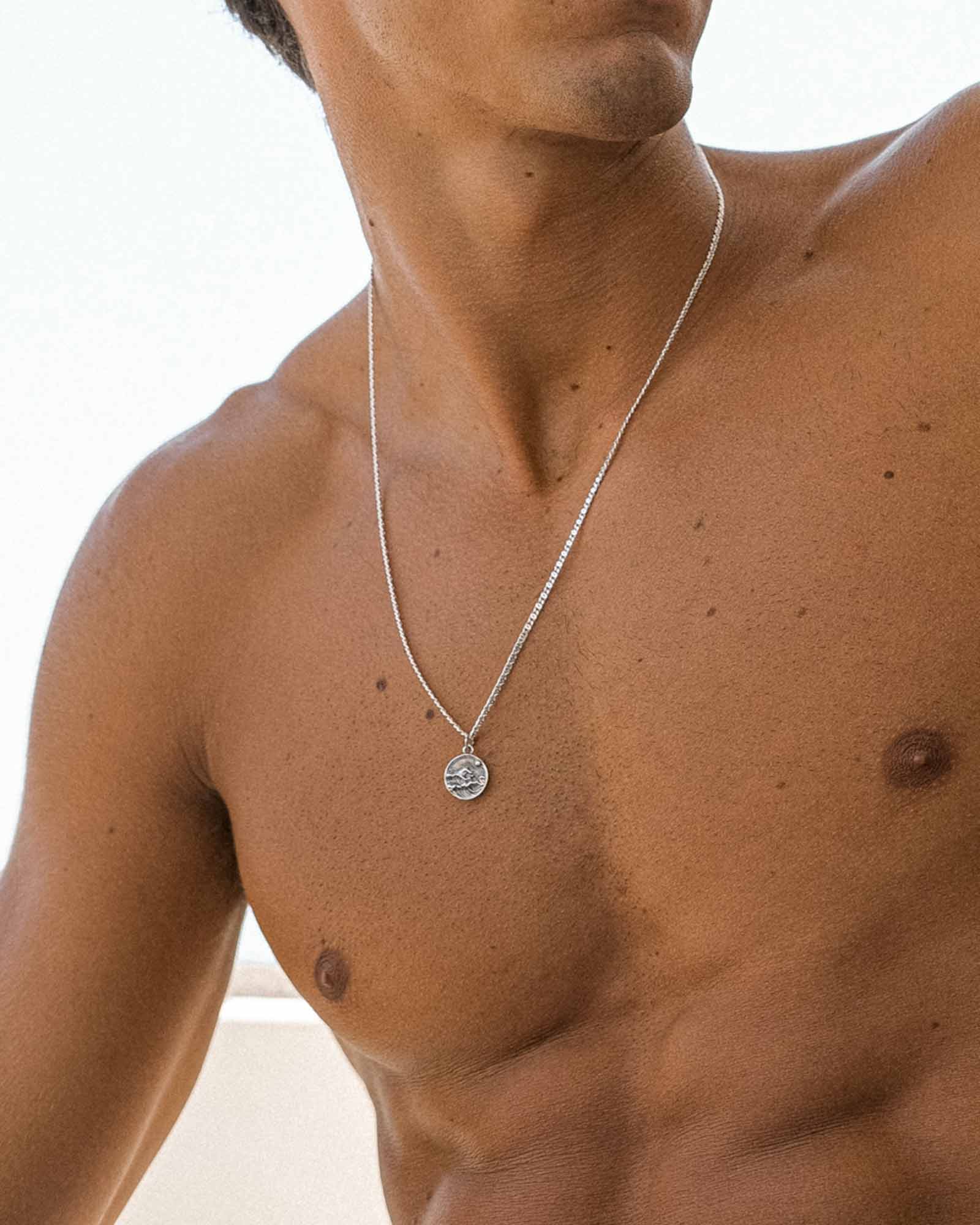 Colar Wave - Colar em Prata 925 com um pendente de Onda - Acessórios em Prata - Joias Unissex Online - Dicci