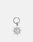 Silver Sunburst Earring in stainless steel