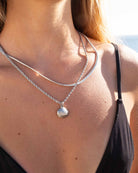 Freedom Sea Shell Necklace girl photo