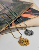 Sunflare Golden Necklace - Unisex Jewelry