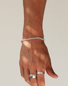 pulsera curb cadena de plata 925