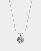 Wind Rose Necklace - 925 Sterling Silver Necklace with 'Wind Rose' Pendant - Online Unissex Jewelry - Dicci