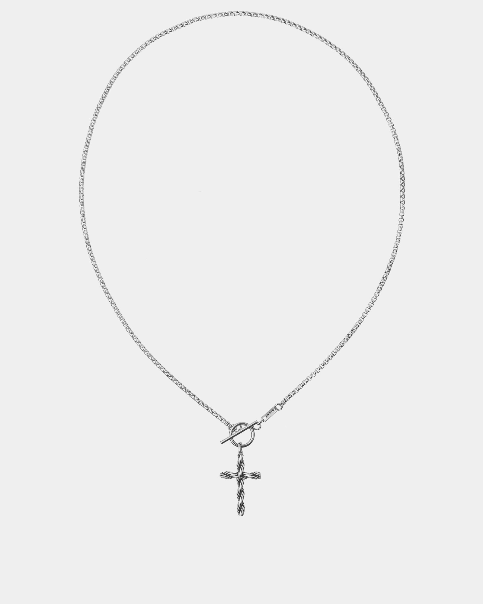 Stainless Steel Necklace Boho Twisted Cross - Online jewelry Dicci