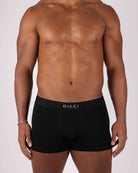 Boxer Dicci Basic Nero sul corpo del modello - Intimo Online - Dicci