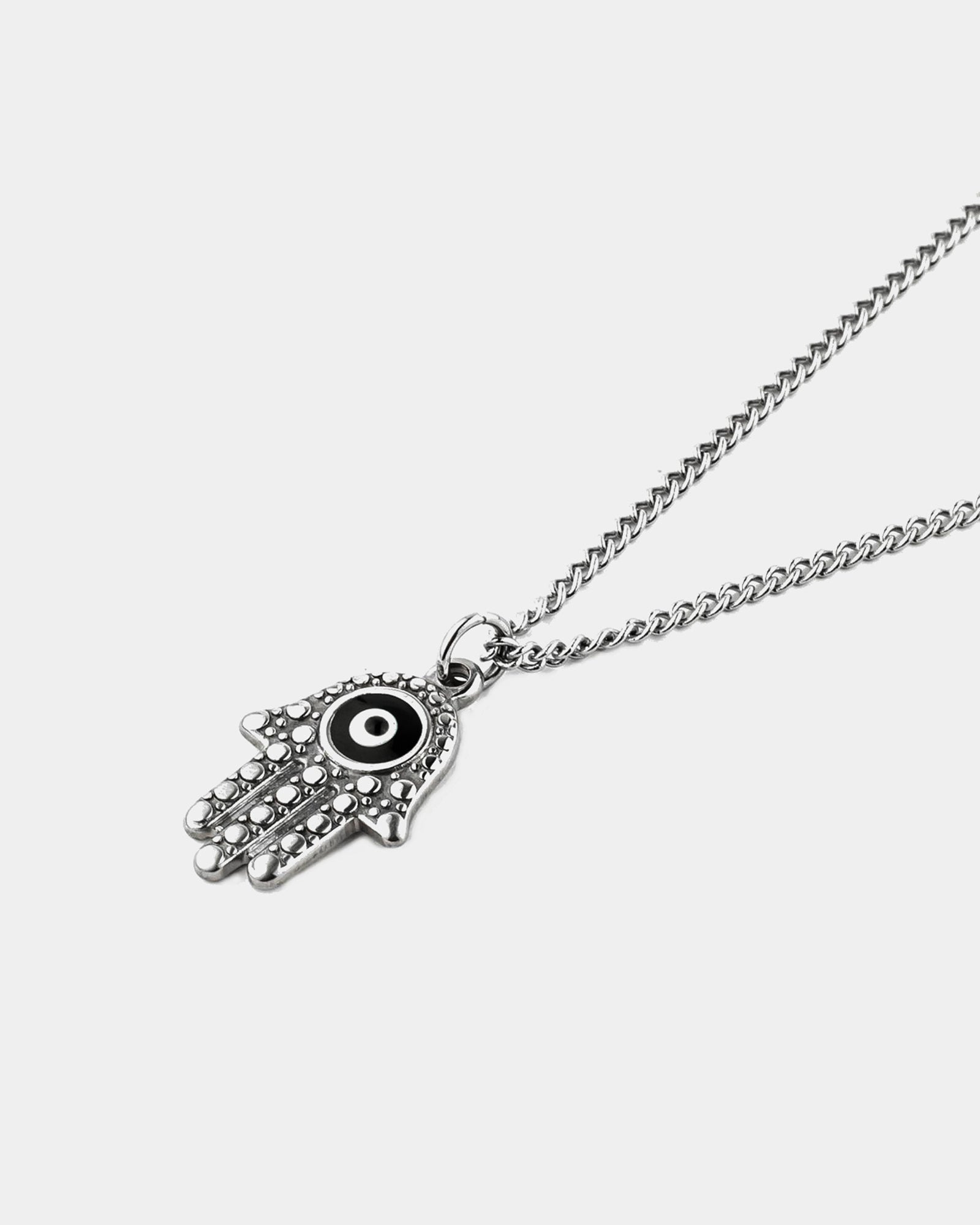 Hamsa - Collana in Acciaio Inossidabile - Mano di Fatima - gioielli unisex online - Dicci