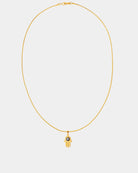 Collar de acero inoxidable 'Golden Hamsa' - Comprar Collares Unisexo - Dicci