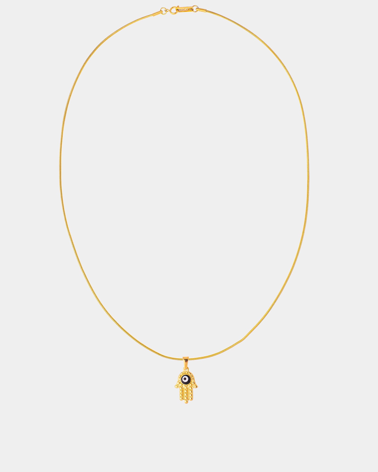 Collar de acero inoxidable 'Golden Hamsa' - Comprar Collares Unisexo - Dicci