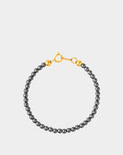 Dark hematite Stone Bracelet 4mm - Online Unissex Stone Bracelets - Dicci