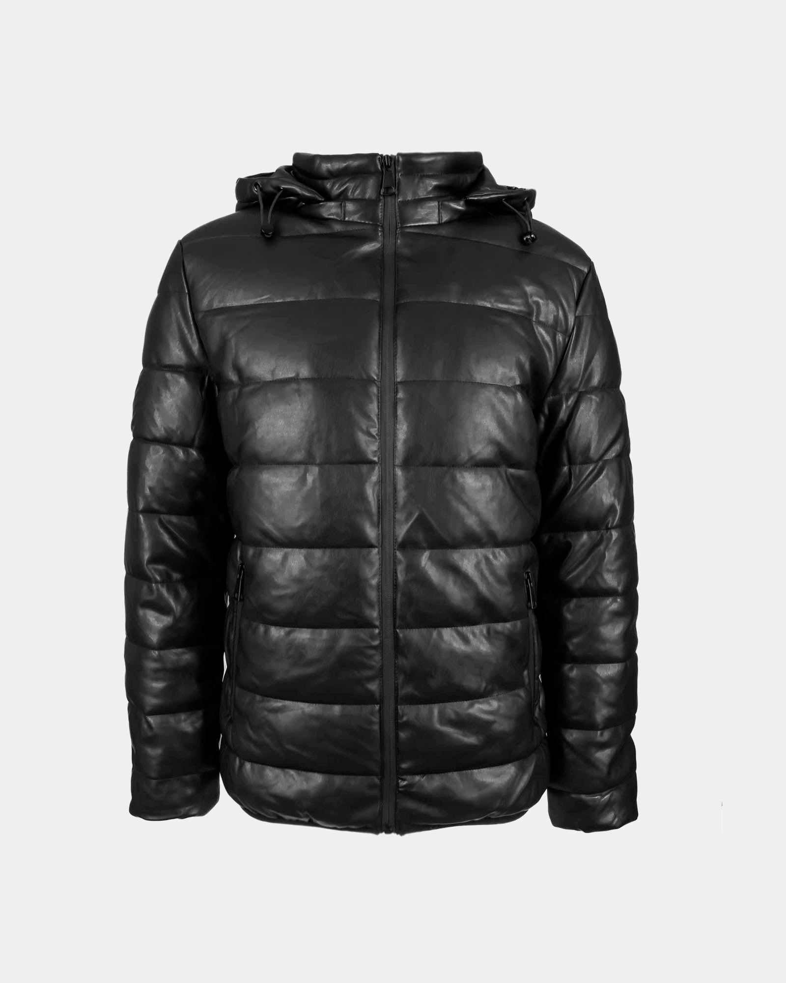 Chaqueta de piel sintética negra - Ropa Unisexo Online - Dicci