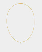 Golden Steel Necklace 'Pearl Drop'- Pendant Necklace - Online Unissex Jewelry - Dicci