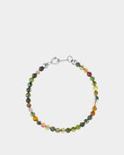 Green Agate Stone Bracelet 4mm - Natural Beads and 316L stainless steel - Online Unissex Jewelry - Dicci