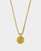 Jerusalem Cross - Golden Stainless Steel Necklace 'Jerusalem Cross' - Online Unissex Jewelry - Dicci