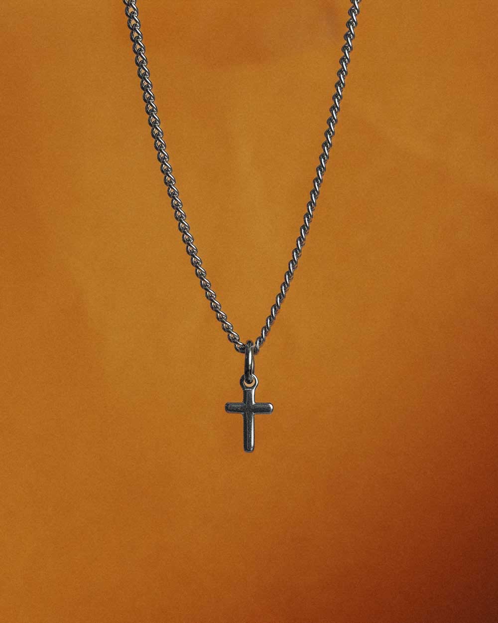 Stainless Steel Necklace 'Caprera' - Necklace with cross pendant - Buy Online Necklace - Dicci