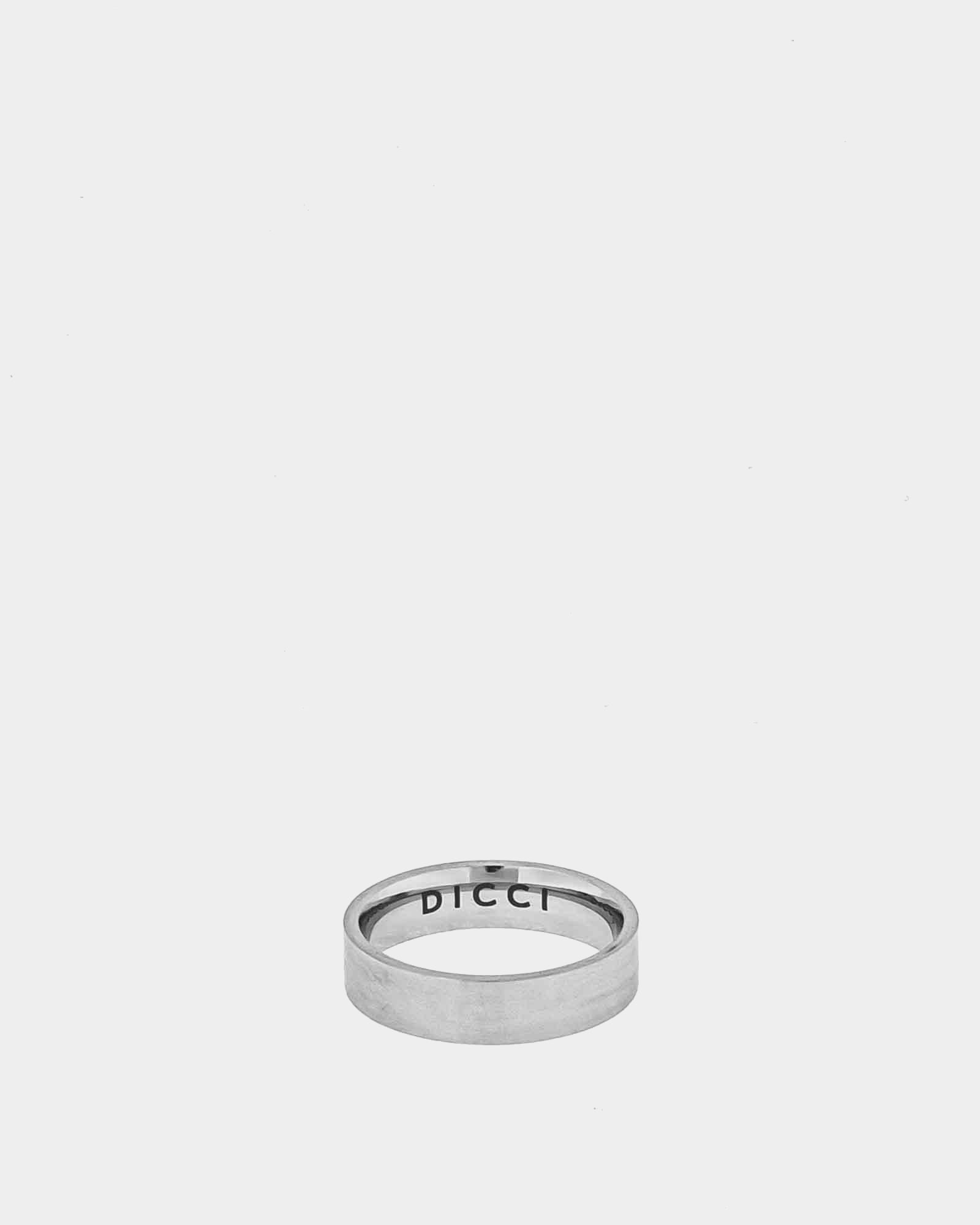 Nut Slim - Stainless Steel Ring 'Nut Slim' - Minimal Stainless Steel Ring - Laser engraving of the Dicci logo inside - Online Unissex Jewelry - Dicci